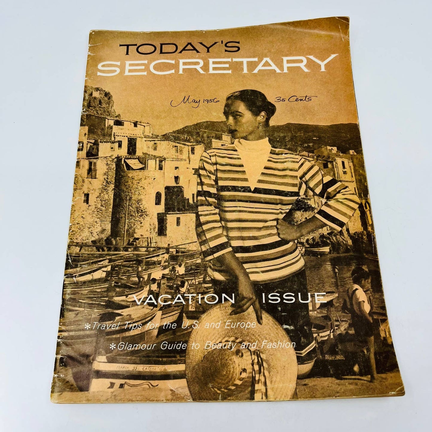 VTG Today's Secretary Magazine May 1956 Vacation Issue Fashion Shorthand BA2