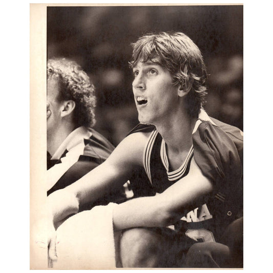 1983 Press Photo Basketball NBA Steve Stipanovich Indiana Pacers 8x10" AD3-2