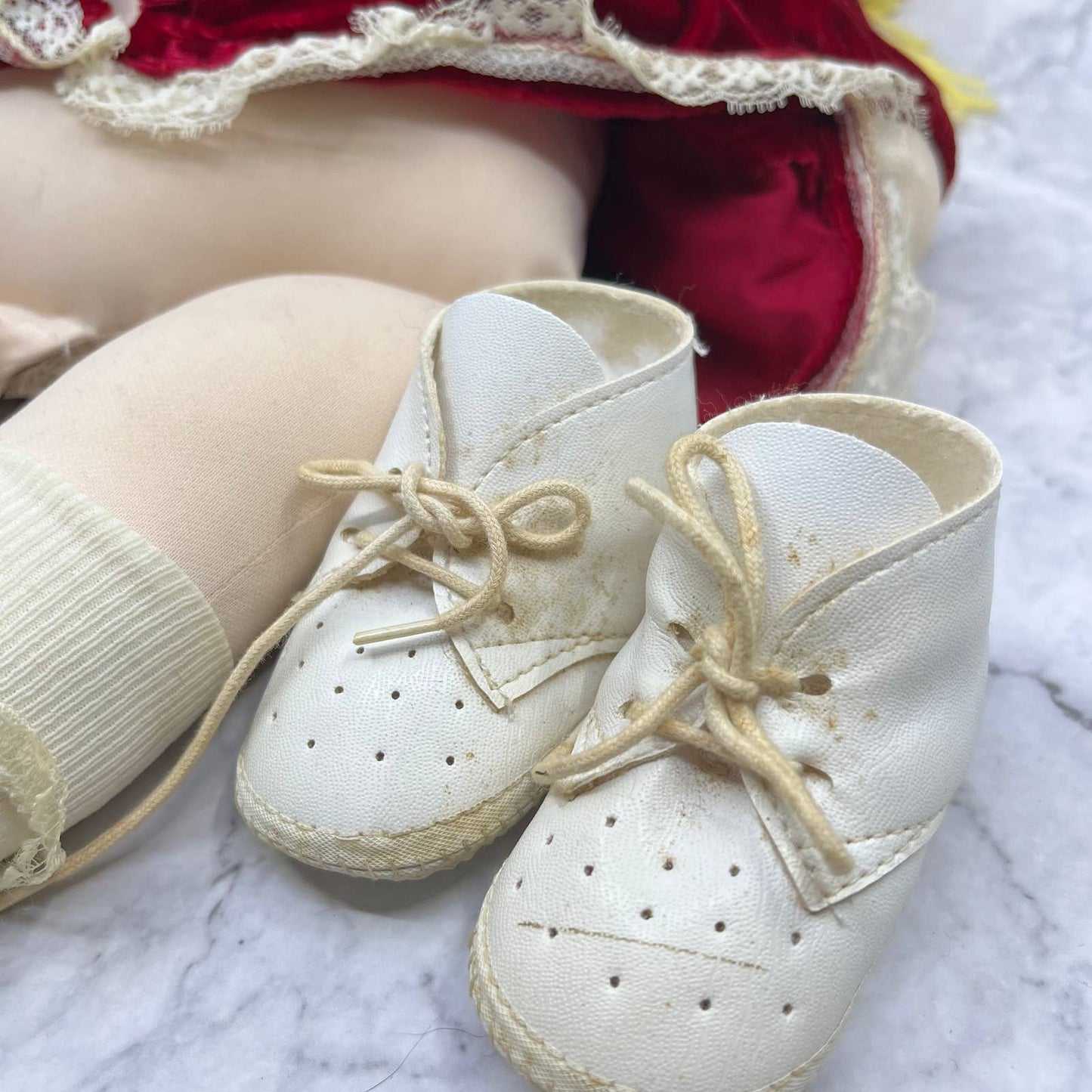 1986 Cabbage Patch Kid Rare Head Mold #9 Lemon Loops Blonde Blue Eyes