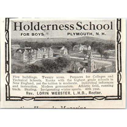 c1920 Harper's Ad - Linden Hall Seminary for Girls F.W. Stengel Lititz PA EA3