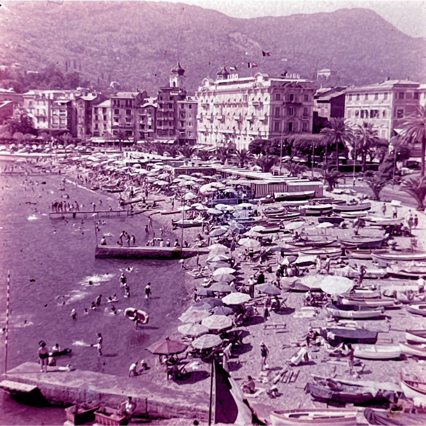 1960s Italian Riviera Italy Travel Slide Set of 6 2x2 Slides TK2-S4-4