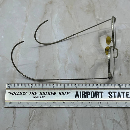 c1910 Round Eyeglasses Etched Chester W. Gaskell Optician St. Paul MN TC5-S1