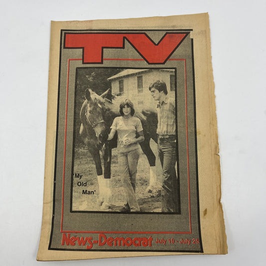1981 Jul 19 Bellville IL News-Democrat TV Listings Magazine My Old Man L4-1