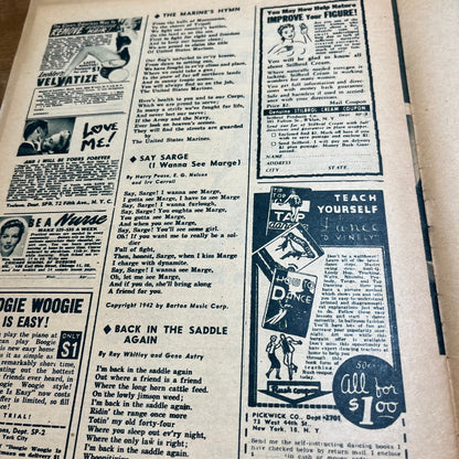 Song Parade Magazine 1944 March Ginny Simms Red Skelton I Dood It M1-1
