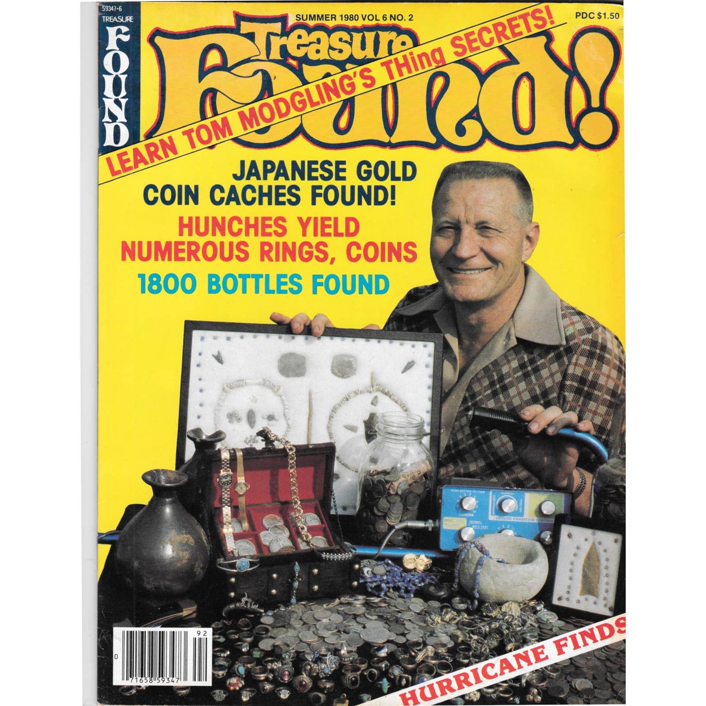 Treasure Found Magazine - Treasure Hunting Gold Metal Detecting Summer 1980 M4