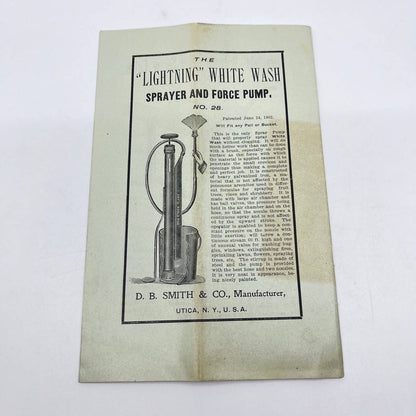 c1905 Catalogue of the Lightning Exterminators D.B. Smith & Co. Utica NY TF7