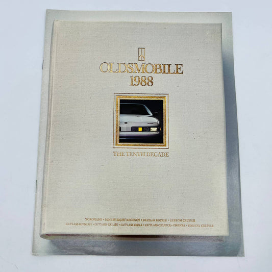 1988 Oldsmobile Car Brochure Catalog Cutlass Supreme Firenza Ciera 88 BA1