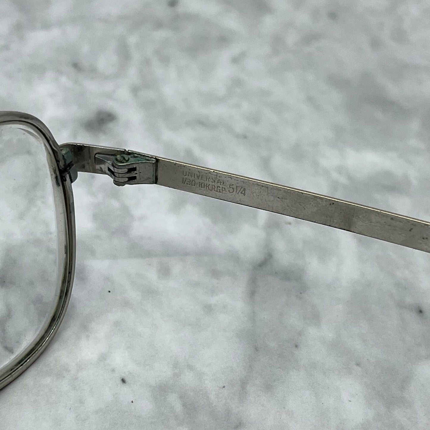 Vintage Gold Plated 1/30 10k Aviator Eyeglass Frames Universal Optical 5 1/4 SE9