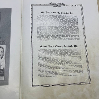 1929 Program Sacerdotal Golden Jubilee of Reverend Adam Christ Lebanon PA TH7