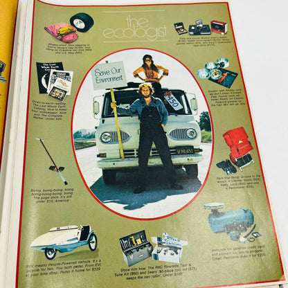 1972 “Our Infallible Gift Guide For Girls” Automotive Theme Mens Gifts BA1