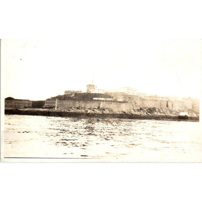 Antique Postcard RPPC Château de Brest Finistère, France SE8