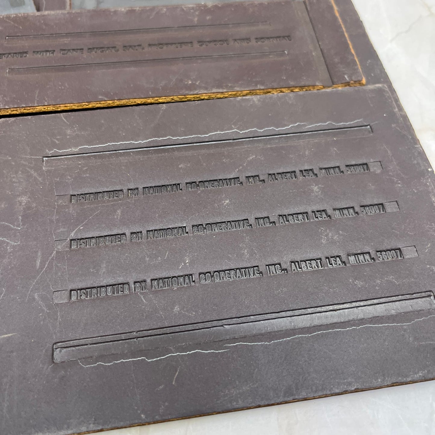 Vtg Newspaper Ad Printing Plate Flong Set of 6 MN Duluth Albert Lea TC9-3