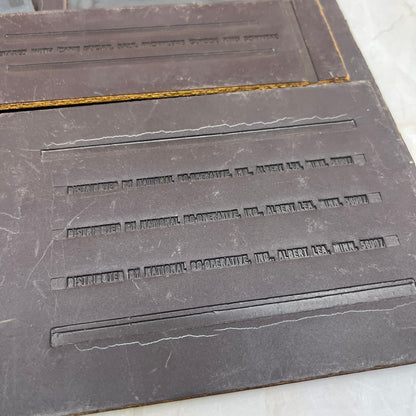 Vtg Newspaper Ad Printing Plate Flong Set of 6 MN Duluth Albert Lea TC9-3