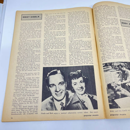 1950s Popular Music Magazine Tommy Sands Bing Crosby Tony Curtis Bobby Helms TC6