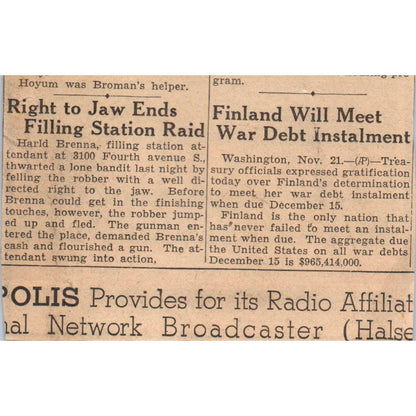 1935 Mpls Newspaper Ad Sears Lake Street & Elliot Ave, East Hennepin FL5-6