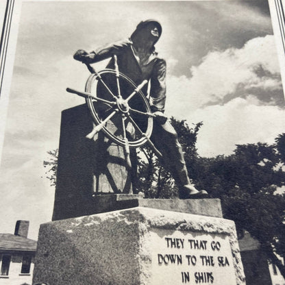 1920s Fisherman's Memorial Souvenir Photo Ewing Galloway FL5