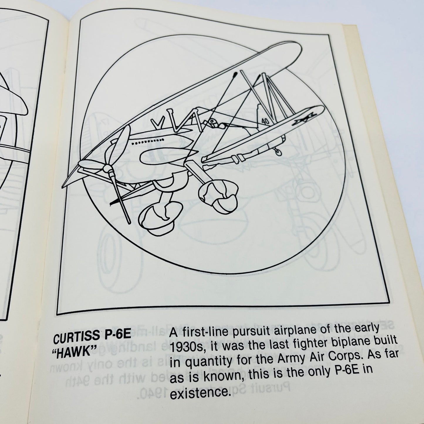 1980 United States Air Force Museum Coloring Book UNUSED V37-3