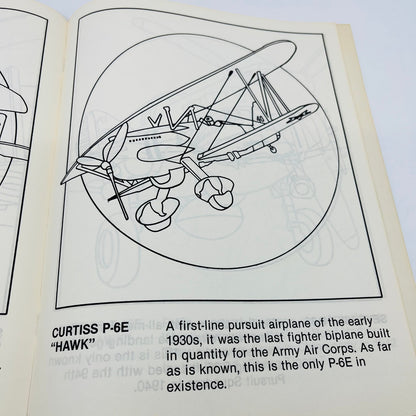 1980 United States Air Force Museum Coloring Book UNUSED V37-3