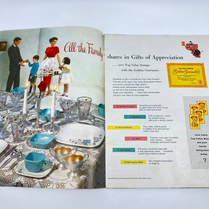 1958 Top Value Stamps Family Gift Catalog TE8