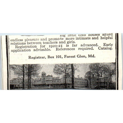 c1920 Harper's Ad - Florida Military & Naval Academy George W. Hulvey EA3-1