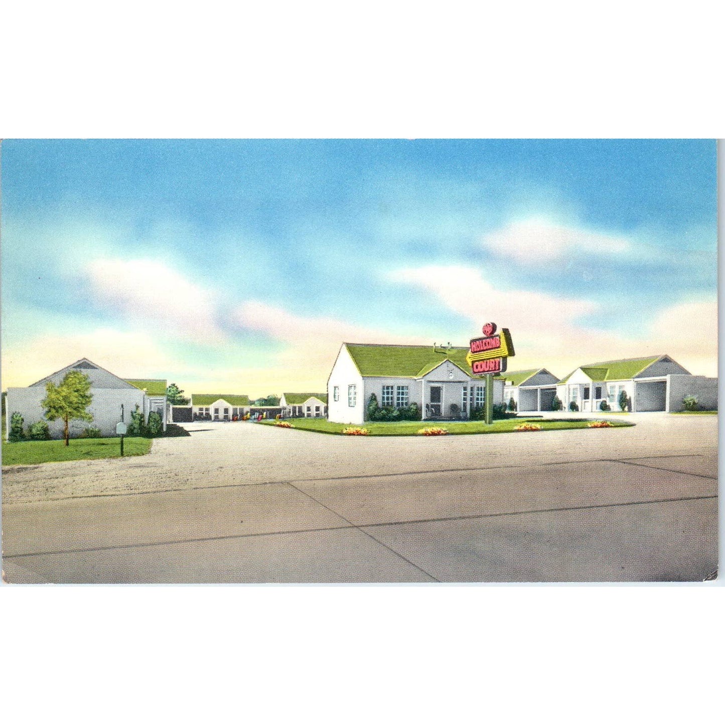 Holcomb Tourist Court Marietta Georgia G.F. Holcomb - Original Postcard TJ7-RP2
