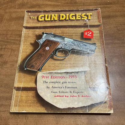 Vintage 1955 The Gun Digest 9th Edition Klein's Sporting Goods John T. Amber
