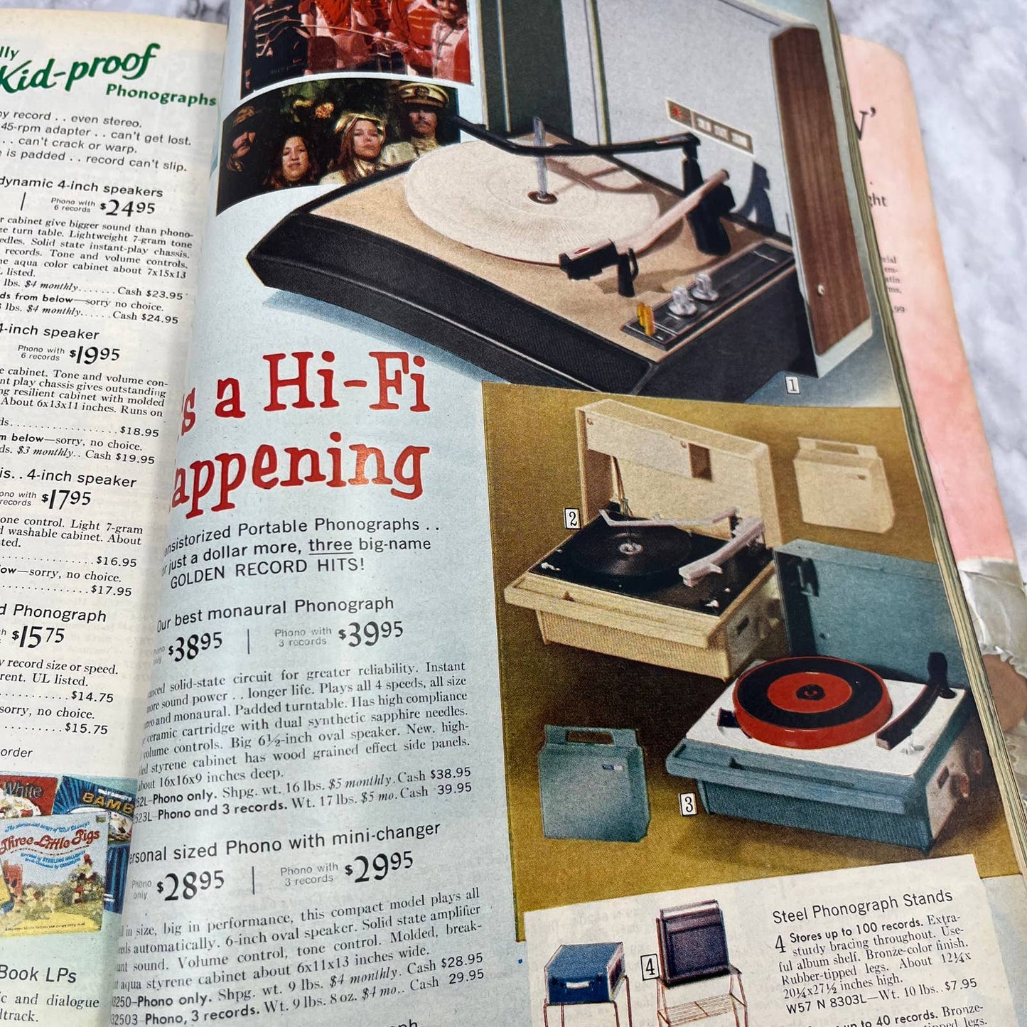 1968 Sears Christmas Wish Book Catalog GI Joe Barbie Toys Gifts S3