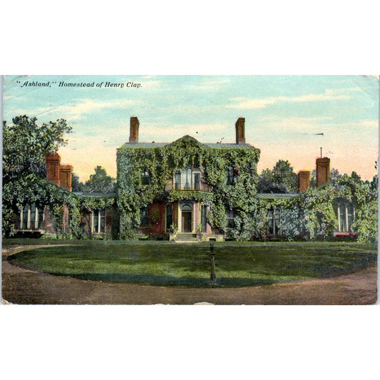 Ashland Homestead of Henry Clay 1913 Original Postcard TK1-P1