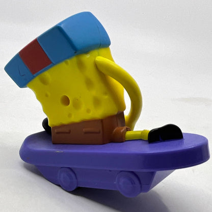 Spongebob Squarepants Skateboard McDonalds 2012 Kids Happy Meal Toy TI4