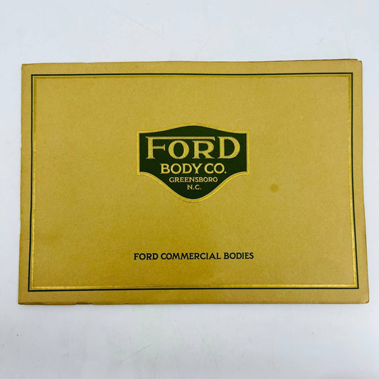 RARE 1920s Ford Model T Trucks Ford Body Co Commercial Catalog Greensboro NC BA4