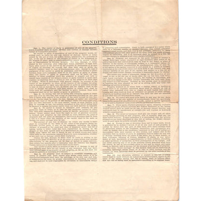 1914 West Jersey & Seashore R.R. Co. Straight Bill of Lading AD8