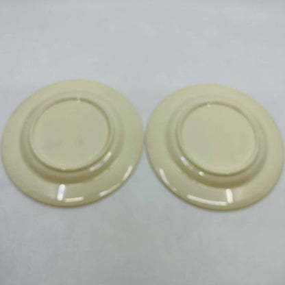 Taylor Smith Taylorstone Cathay Atomic Mid Century Saucer Set of 2 TD7