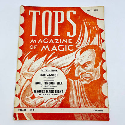 1955 May - Tops Magazine of Magic - Tricks Magicians TF7