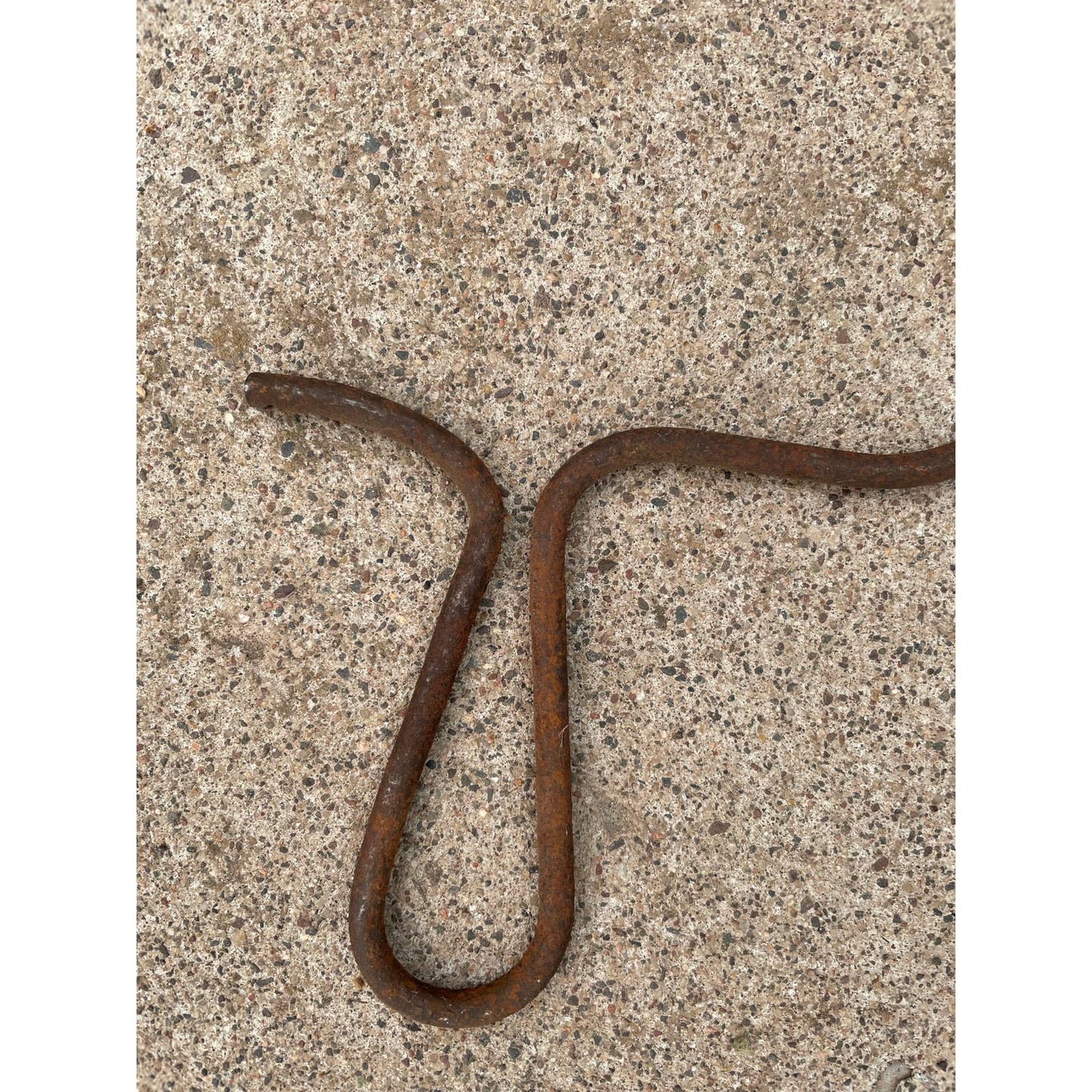 Vintage Rustic Primitive Metal Coping Saw Handle GS1