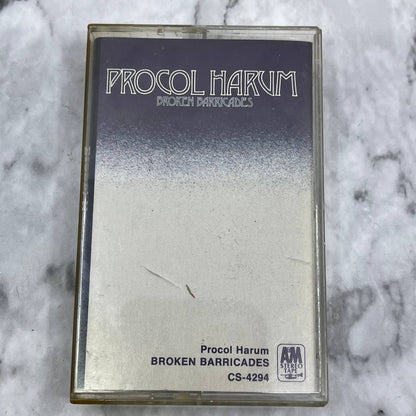 PROCOL HARUM "BROKEN BARRICADES" Cassette Tape￼ TJ6-74
