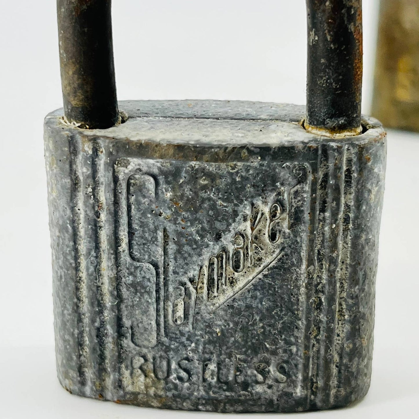 Set of 2 Vintage Locks Padlock Slaymaker NO KEYS TC2