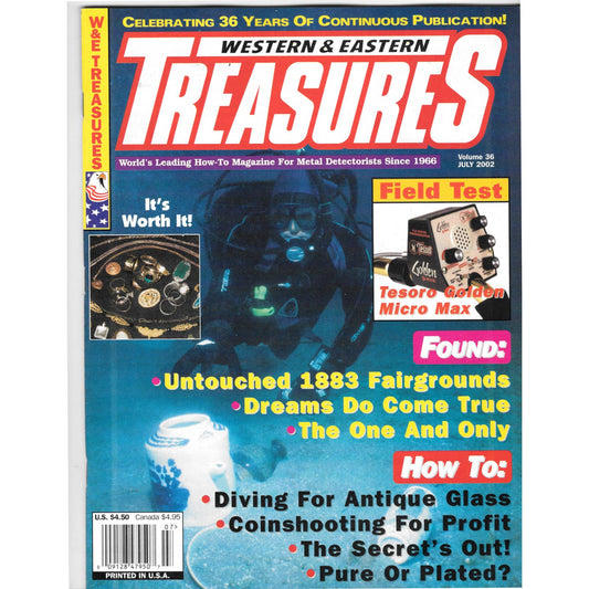 Western & Eastern Treasures Magazine - Treasure Hunting July 2002 M6