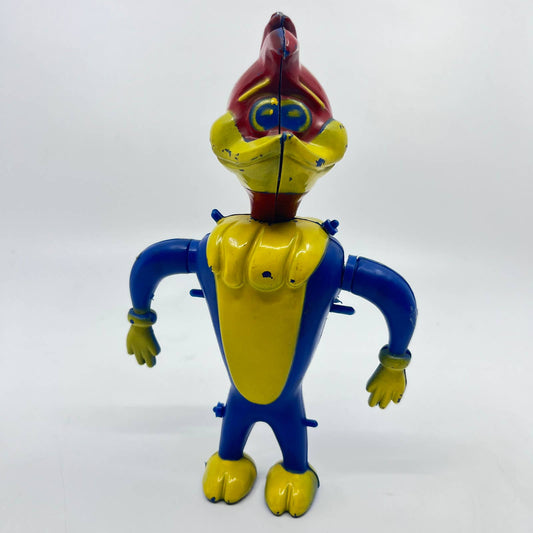 1950s Woody Woodpecker figure w ROTATING ARMS Walter Lantz 7 1/2” TE5