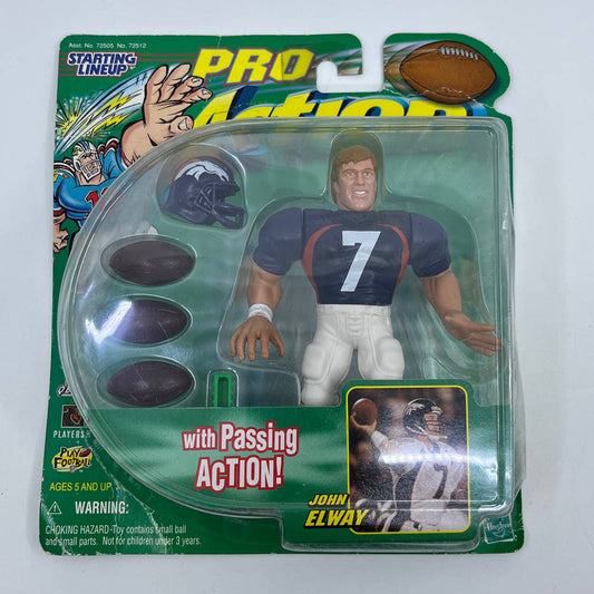 John Elway Starting Lineup 1999 Pro Action NFL 5” Broncos Figure NOS SEALED TF5