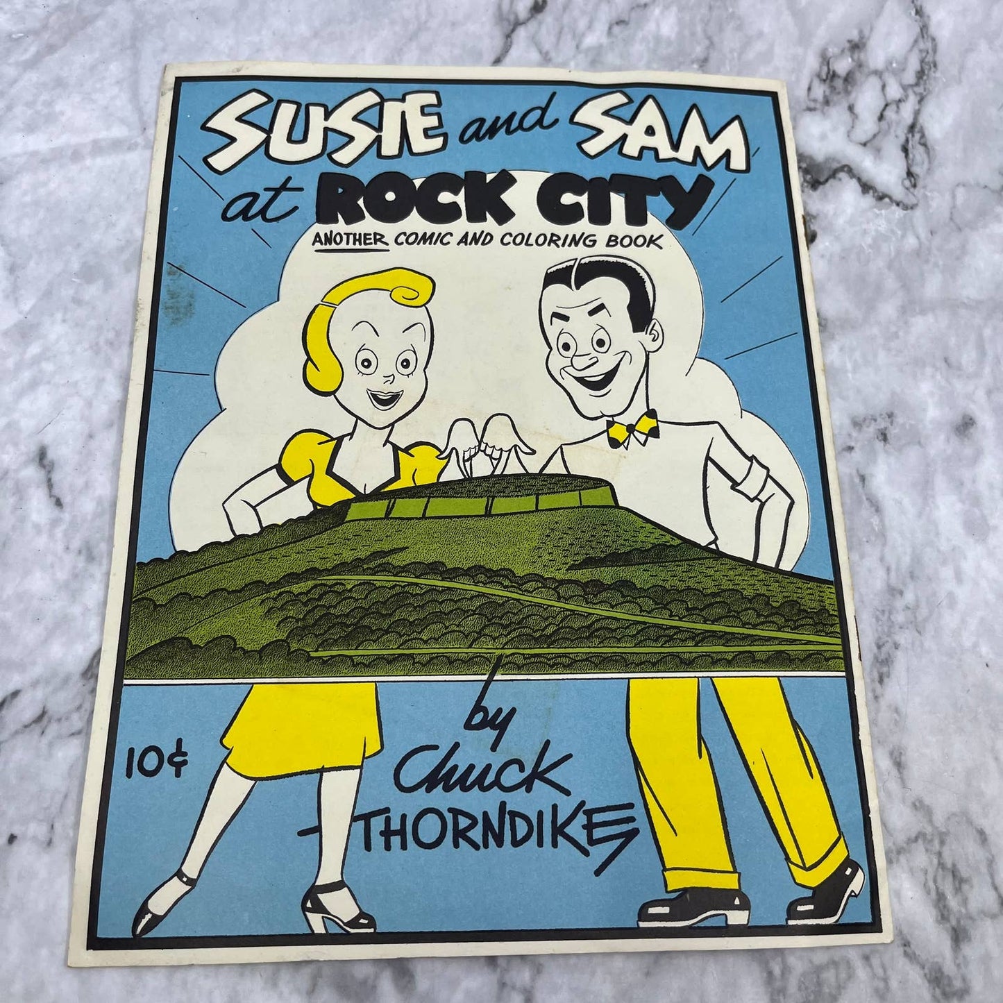 1950 Comic Book SUSIE AND SAM AT ROCK CITY TN Chuck Thorndike TH5-2
