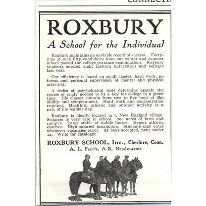 Southfield Point Hall Girls School Jesse Callam Gray Stamford CT - 1921 Ad TJ7-S