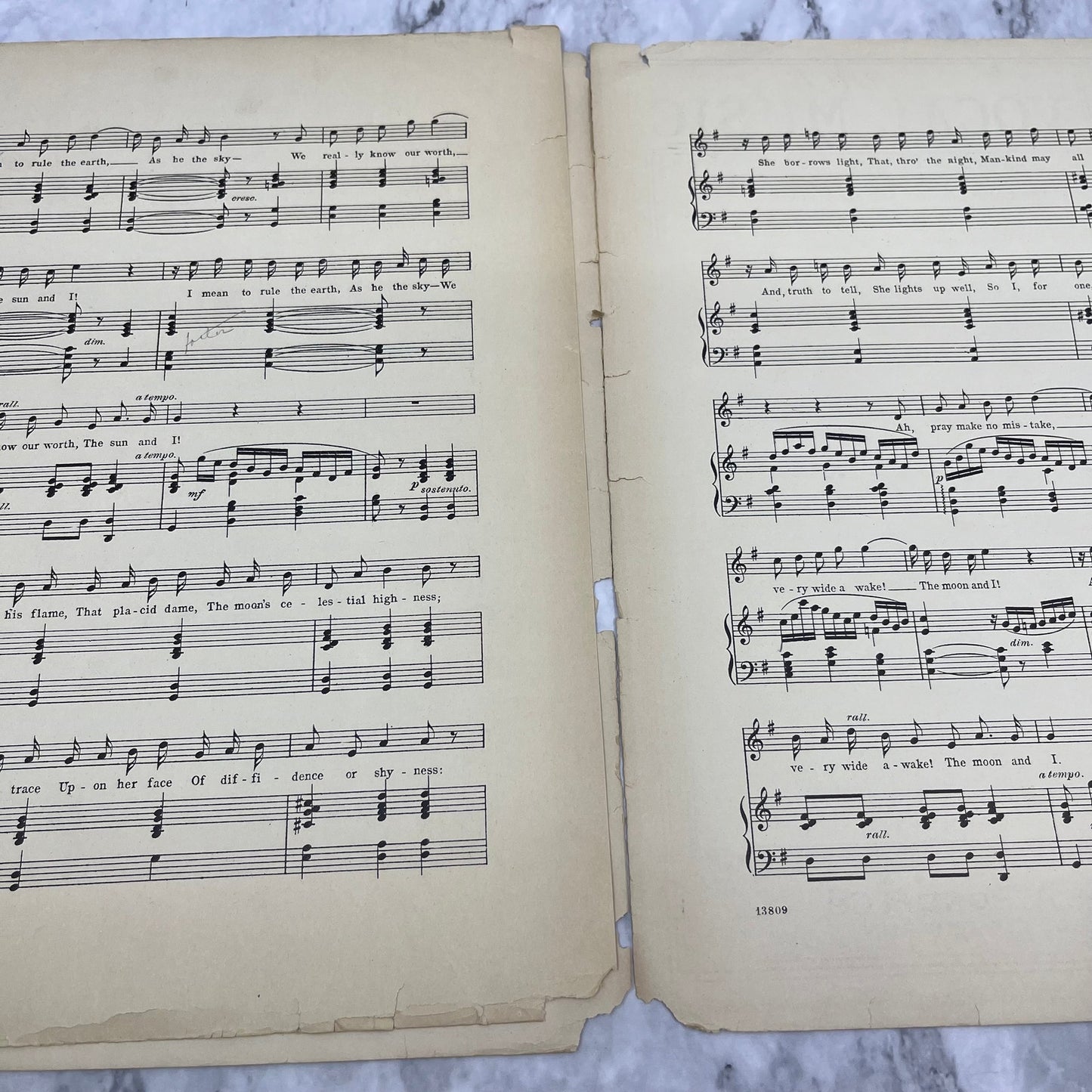 1885 Wm A Pond Sheet Music Yum-Yum Alex P. Brown Mikado Selections V41-2