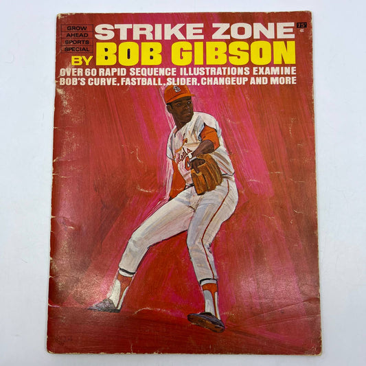 1969 Strike Zone By Bob Gibson Cardinals Baseball Pitching 1st Ed Vtg TD2