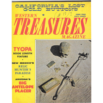 Western Treasures Magazine - Treasure Hunting Gold Metal Detecting June 1968 M5