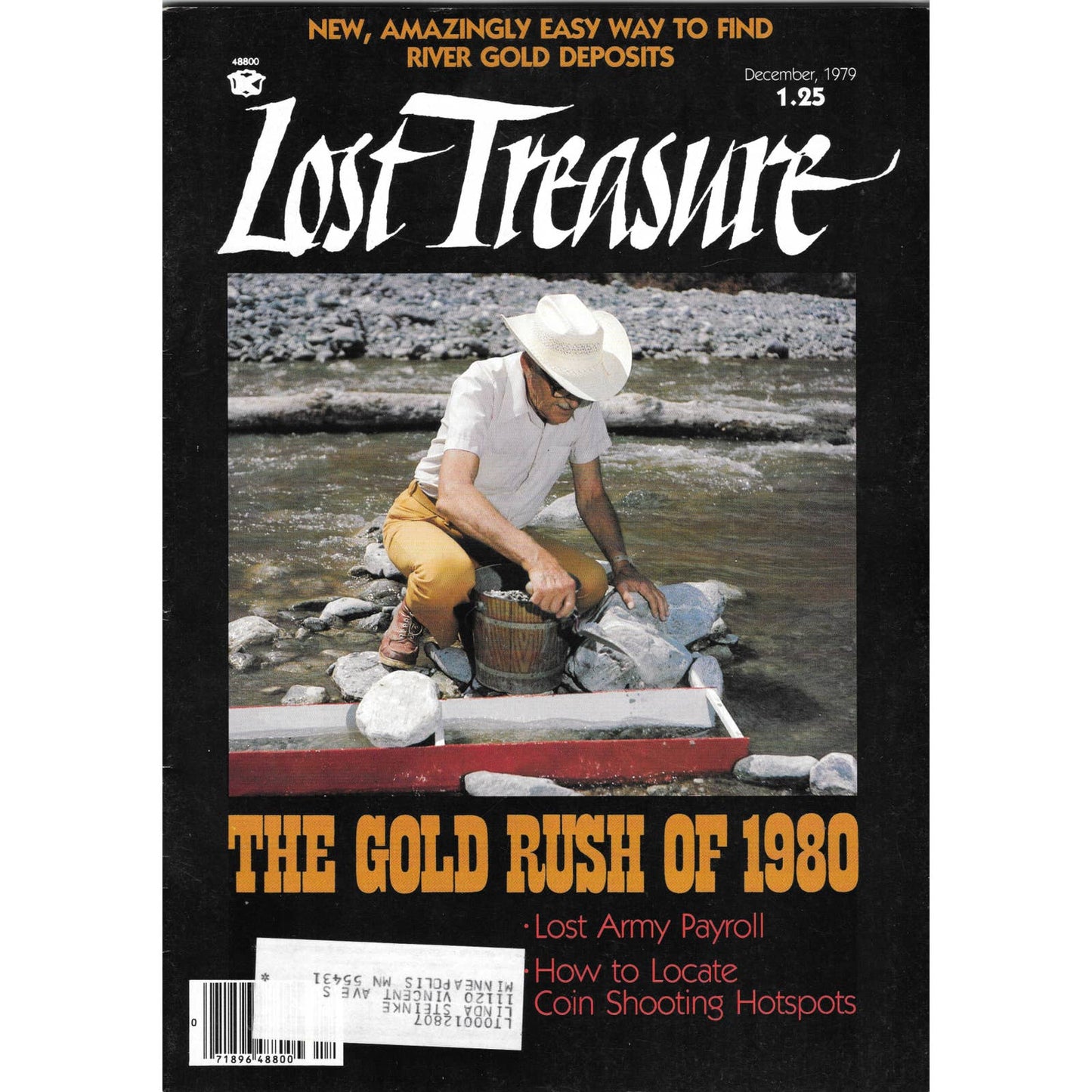 Long John Lathams Lost Treasure Magazine Lost Mines, Buried, Sunken Dec 1979 M1