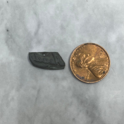 Vintage Printing Letterpress Printers Block Plate HEADY SE838