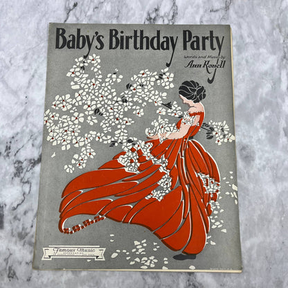 Baby's Birthday Party Ann Ronell Vintage Sheet Music 1930 TH5