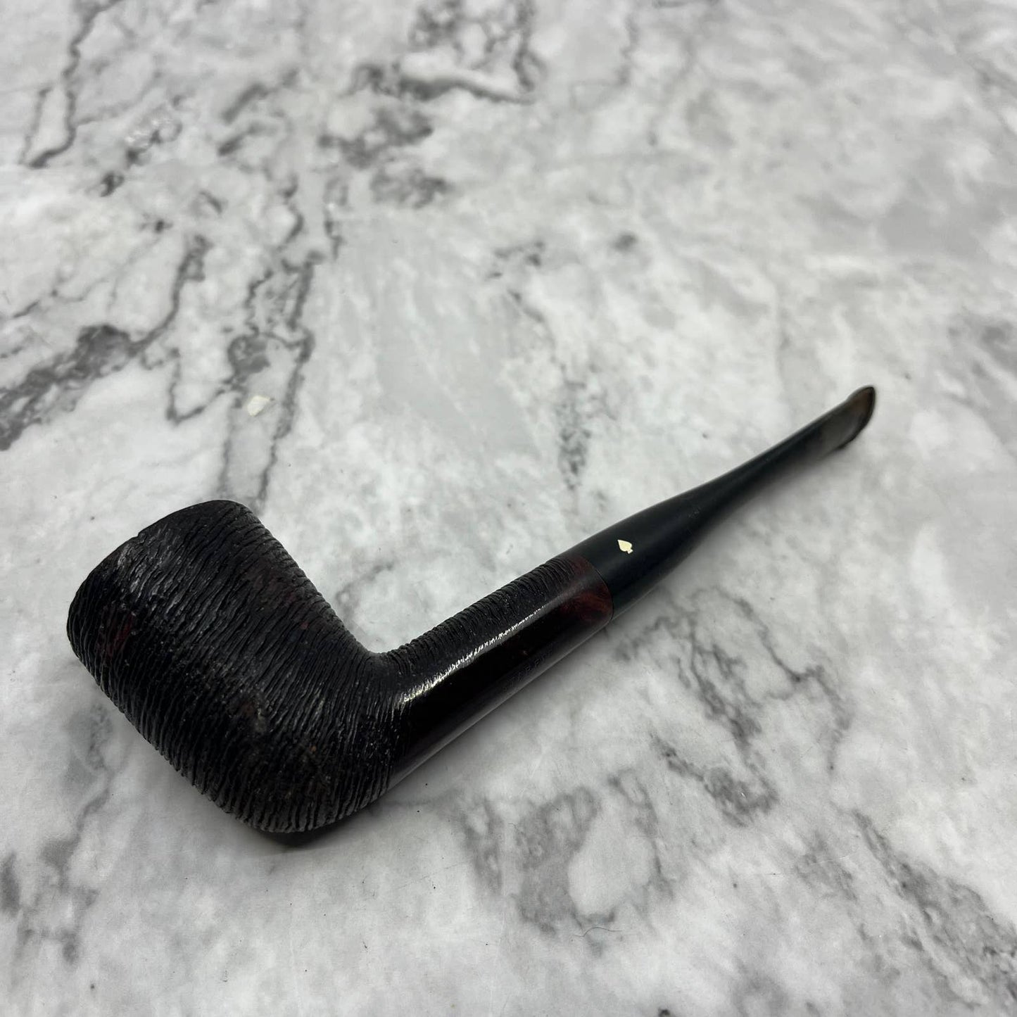 Vintage Dr. GRABOW Sandblasted Starfire Briar Tobacco Smoking Pipe TJ9-2