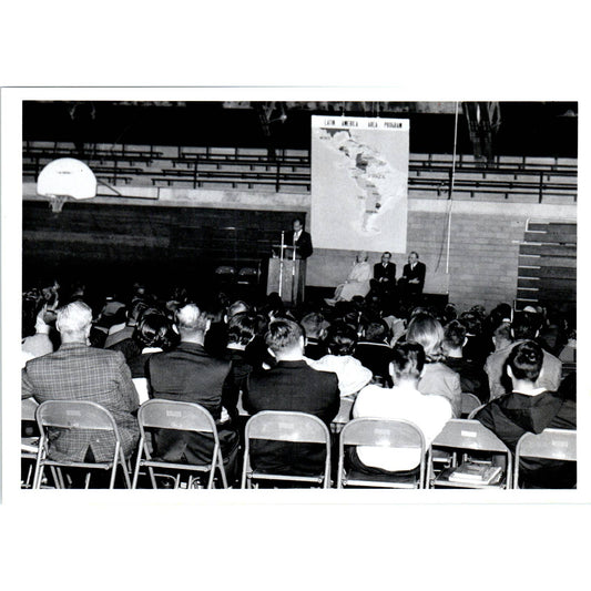 Senator George McGovern Addressing Yankton College 1964 Original Photo TK1-P4