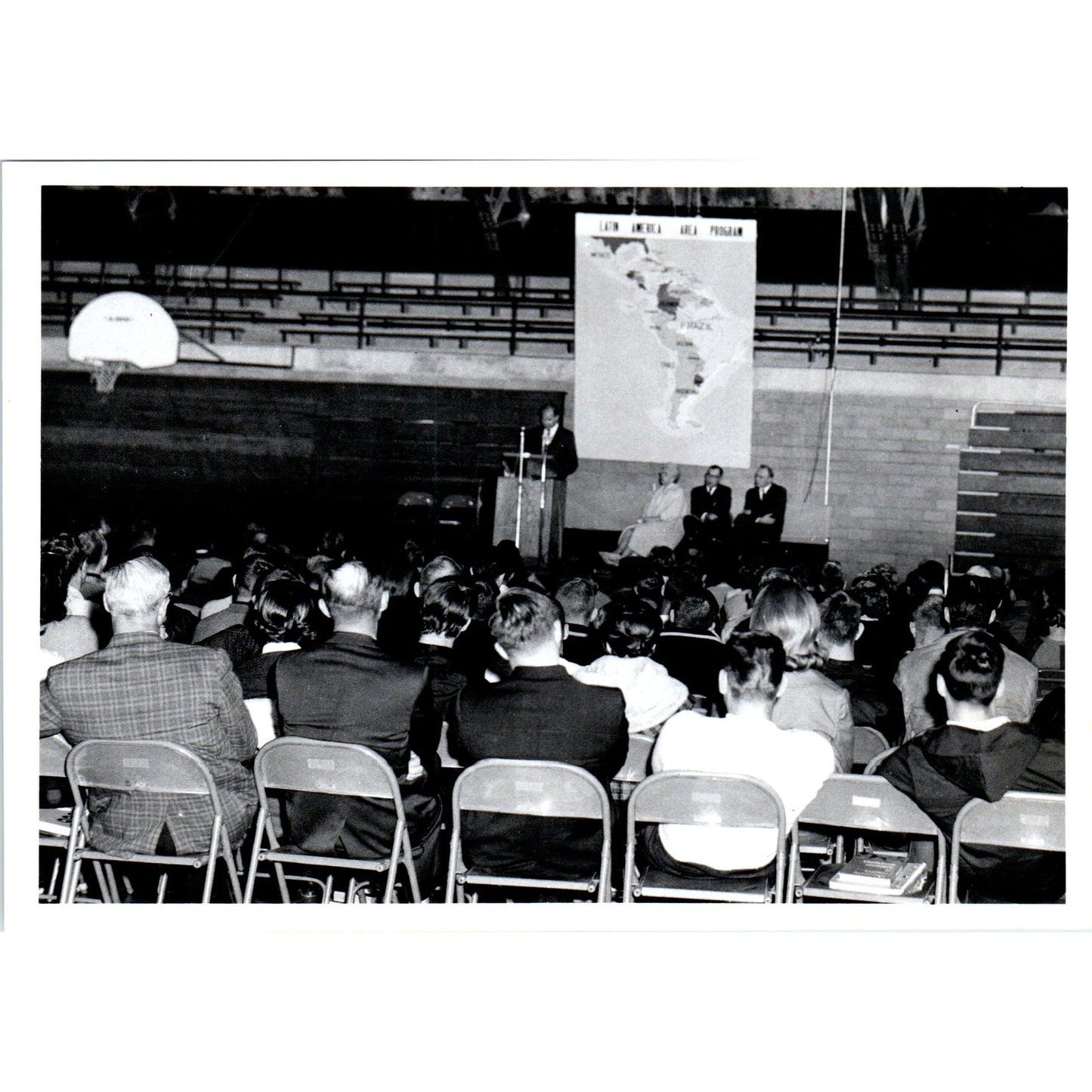 Senator George McGovern Addressing Yankton College 1964 Original Photo B10
